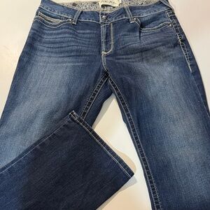 Ariat Women's Mid Rise Bootcut Blue Jeans size 33R